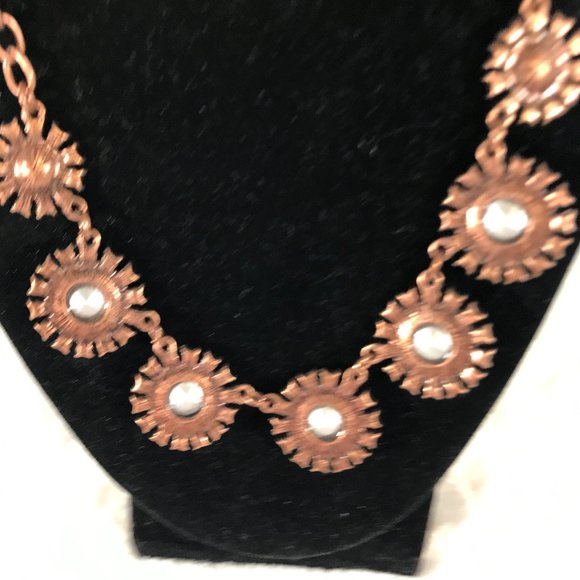 Vintage Blue Rhinestone Beautiful necklace - Picture 10 of 10